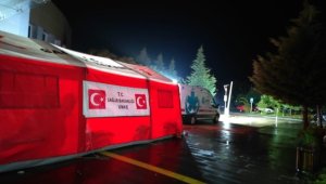 Zonguldak'ın Devrek ve Gökçebey ilçe devlet hastanelerinde geçici acil müdahale üniteleri kuruldu