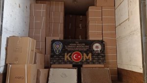 Adana'da 23 milyon 106 bin 200 makaron ele geçirildi 