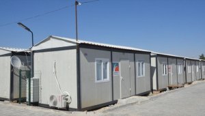 Afşin'deki konteyner kentlerde klima kurulumu tamamlandı