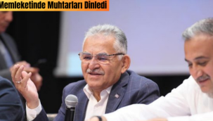 Büyükkılıç muhtarların taleplerini dinledi