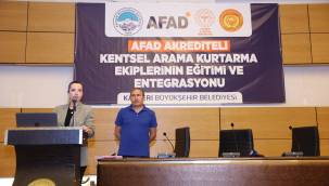 Büyükşehir, AFAD Akrediteli kentsel arama kurtarma ekipleri kuruyor