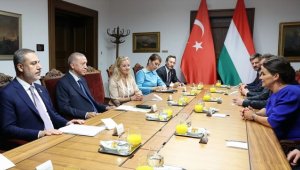 Cumhurbaşkanı Erdoğan, Macaristan Cumhurbaşkanı Novak ile bir araya geldi
