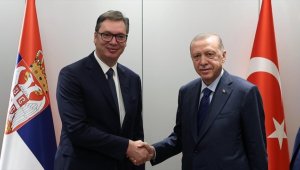 Cumhurbaşkanı Erdoğan, Sırbistan Cumhurbaşkanı Aleksandar Vucic ile görüştü