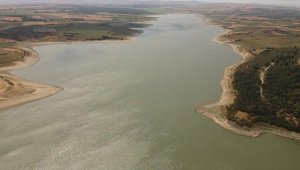 Edirne'de binlerce dönüm araziyi sulayan Altınyazı Barajı'nda doluluk yüzde 15'e düştü