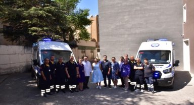 ESOGÜ Hastanesi'nde 2 ambulans hizmet vermeye başladı