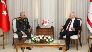 Genelkurmay Başkanı Orgeneral Gürak'tan KKTC Cumhuriyet Meclisi Başkanı Töre'ye ziyaret