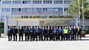 Karaman Valisi Akkoyun'dan veda ziyaretleri