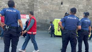 Kayseri Kalesinde İntihar girişimi