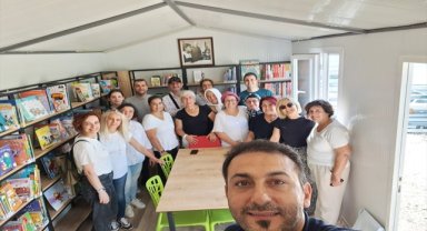 KİGDER'den Samandağ'a konteyner kütüphane
