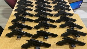 Konya'da 1 araçta 35 adet ruhsatsız tabanca ele geçirildi