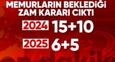 Memur ve memur emeklilerinin zam oranı belli oldu