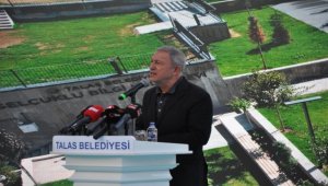 Talas'ta Mevlana Mahalle Meydanı törenle açıldı