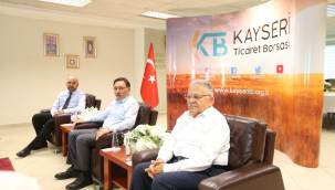 Vali Çiçek ve Başkan Büyükkılıç’tan KTB’ye Hem Ziyaret Hem de Toplantı