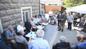 Vekil Akar ve Başkan Büyükkılıç, İldem’de Vatandaşlarla Buluştu