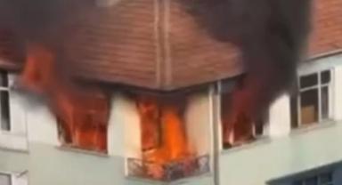3 katlı binada çıkan yangın söndürüldü