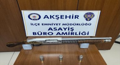 Akşehir'de havaya ateş eden zanlı yakalandı