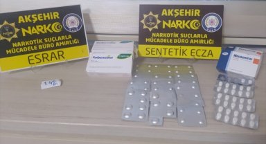 Akşehir'deki uyuşturucu operasyonunda 1 kişi tutuklandı 