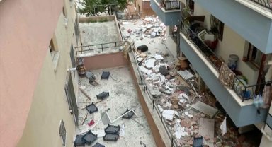 Ankara Mamak'ta binada doğal gaz patlaması sonucu 1 kişi öldü