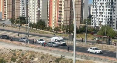 Aracın çarptığı kadın ağır yaralandı