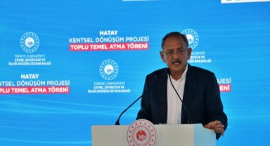 Bakan Özhaseki: Bakanlık olarak başladığımız toplam inşaat sayısı bugün itibarıyla 200 bini buluyor