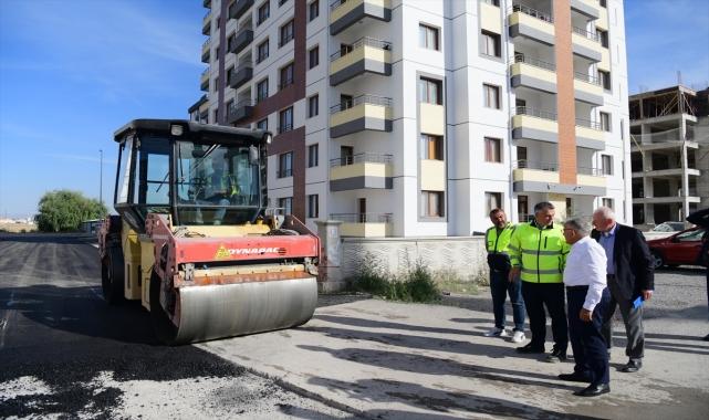Başkan Büyükkılıç, yol çalışmalarını denetledi
