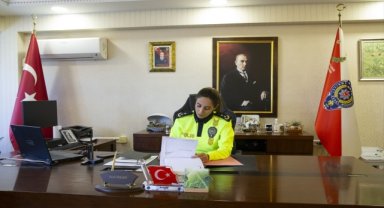 Başkentin trafiği, şehit polisin kızına emanet