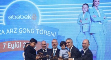 Borsa İstanbul'da gong 3,9 milyon talep gelen ebebek için çaldı
