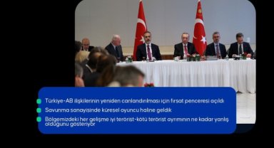 Cumhurbaşkanı Erdoğan: ABD ile işbirliğimizin gelişmesinden memnuniyet duyuyoruz