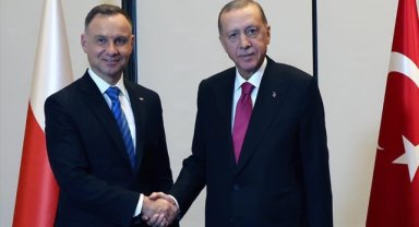Cumhurbaşkanı Erdoğan, Polonya Cumhurbaşkanı Duda ile görüştü
