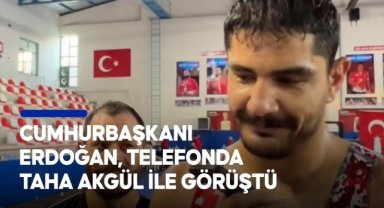 Cumhurbaşkanı Erdoğan, telefonda Taha Akgül ile görüştü 