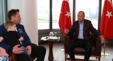 Cumhurbaşkanı Erdoğan, Tesla ve SpaceX'in kurucusu Elon Musk'ı kabul etti