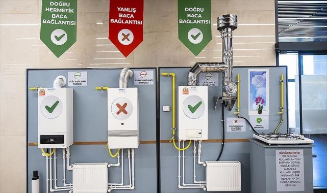 Doğal gazla çalışan cihazların güvenli kullanımı doğru kurulum ve bakımla mümkün