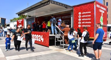 Eskişehir'de "fan zone" kuruldu