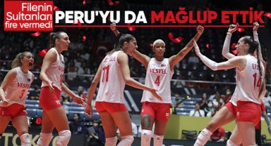 "Filenin Sultanları", Peru'yu 3-1 yenerek 3'te 3 yaptı