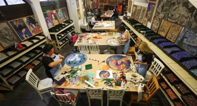 "GastroANTEP Kültür Yolu Festivali" kapsamında mozaik sanatçıları buluştu