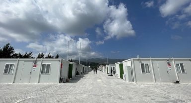 Hatay'da 158 konteyner kentte 47 bin 772 depremzede aile misafir ediliyor