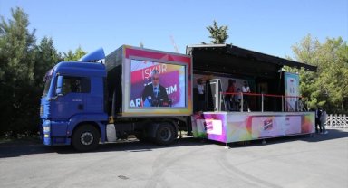 "İŞKUR'un "Yol Arkadaşım" tırı, ilk durağı Mardin'e ulaştı
