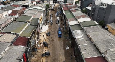 İstanbul'da selin yaşandığı ilçelerde büyük hasar oluştu