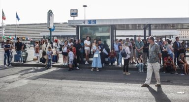 İtalya'da toplu taşıma sektöründe çalışanlar greve gitti