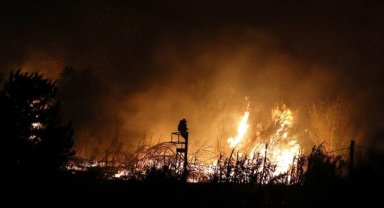 İtalya'nın Sicilya Adası'nda orman yangınları yerleşim yerlerini tehdit ediyor