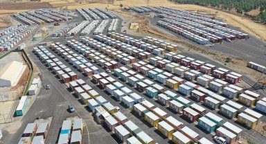 Kahramanmaraş'taki 51 konteyner kentte 62 bin 409 depremzede misafir ediliyor