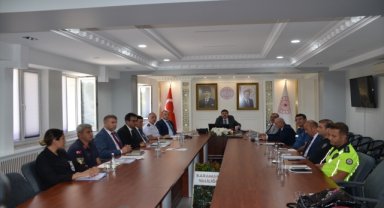 Karaman'da okulların güvenliğine yönelik toplantı yapıldı