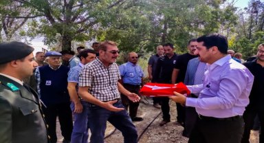 Karapınar'da Kore gazisi Mehmet Önde son yolculuğuna uğurlandı