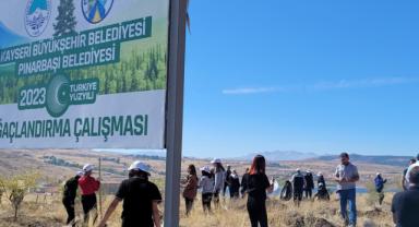 Kayseri Büyükşehir, Türkiye Yüzyılı Vizyonu ile Kent Ormanları Oluşturuyor
