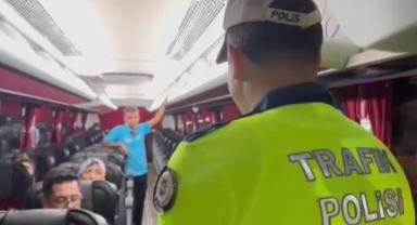 Kayseri'de şehirlerarası yolcu taşıyan otobüsler denetlendi