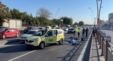 Kayseri'de taksiye çarpan motosikletin sürücüsü hayatını kaybetti
