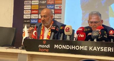 Kayserispor Başkanı Ali Çamlı açıkladı, yasak bugün kalkıyor