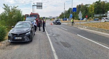 Kırıkkale'de iki otomobilin çarpıştığı kazada 3 kişi yaralandı