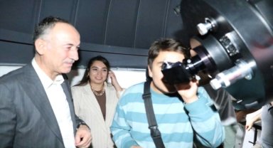 Kırıkkale'de öğrenciler gökyüzünü inceledi