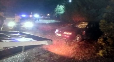 Kırıkkale'de otomobilin çarptığı yaya ile aracın sürücüsü yaralandı